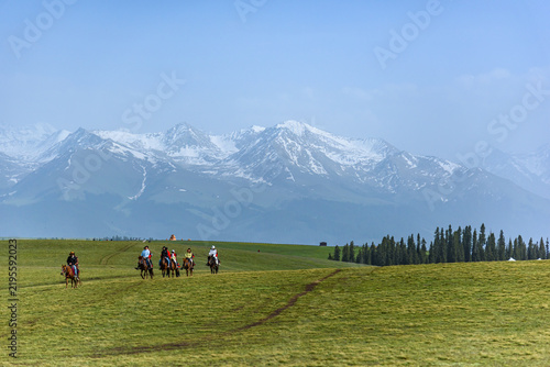 Foto The landscape of Kalajun in Xinjiang of China
