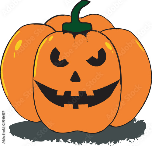 halloween pumpkin with a pumpkin