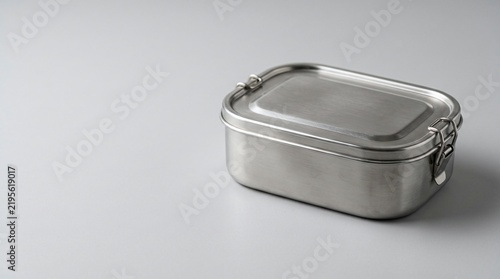 Stainless steel lunch box - Reusable metal food container