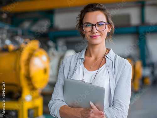 woman with laptop standing 