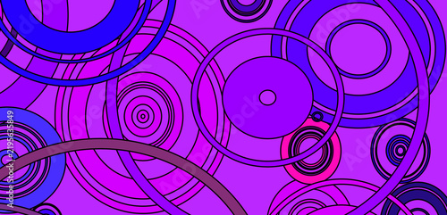 abstract purple  background with circles
