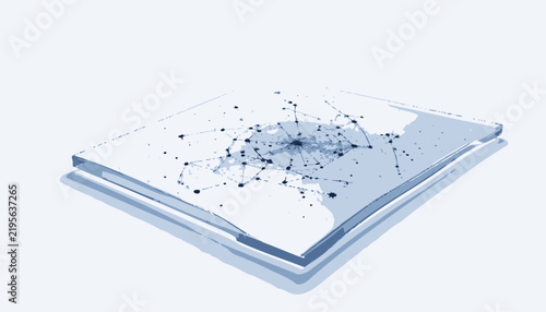 Network Connection Diagram on Screen.