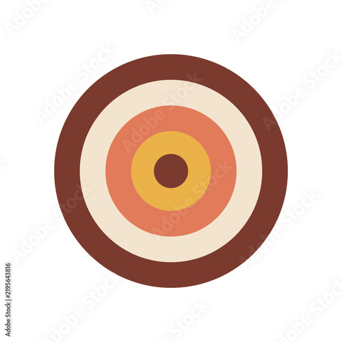 Retro Wavy Lines, retro groovy seventies vector illustration
