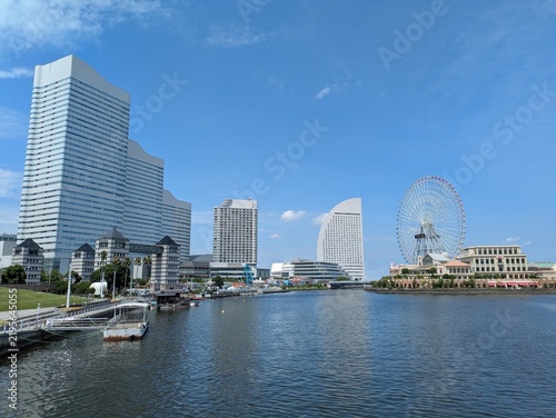 Minato Mirai, a seaside urban area in central Yokohama