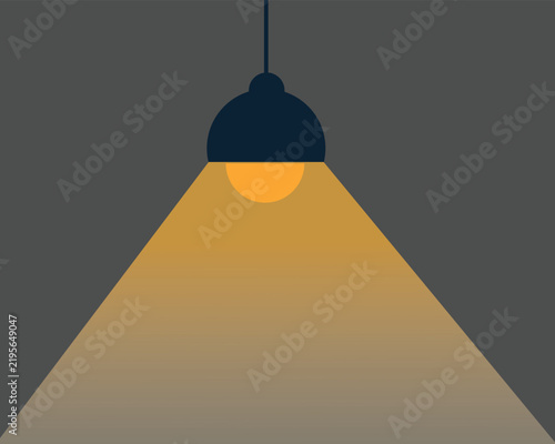 Lamp light night Background theme design vector