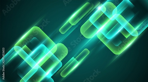 фотографія Abstract design features layered rounded rectangles