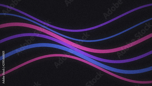 Abstract intertwined glowing wave lines forming creative digital pattern.