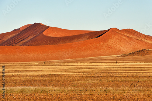 Dunes of Namib Desert. Sossusvlei, Namibia.