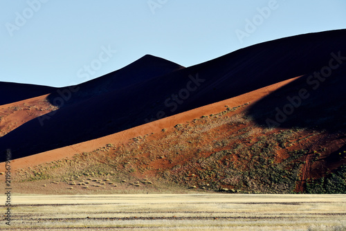 Dunes of Namib Desert. Sossusvlei, Namibia.