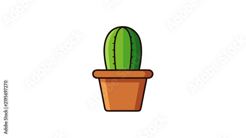 cactus isolated on white