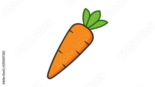 carrot isolated on white