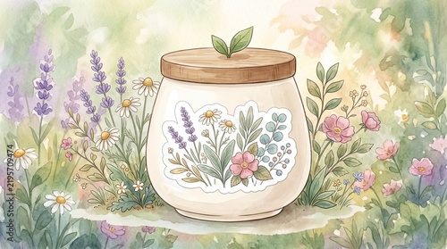 flowers in a pot