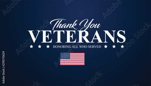 Veterans Day Honoring All Who Served Background