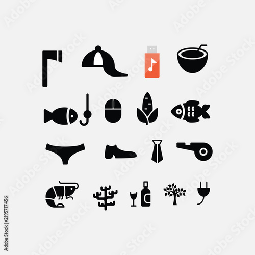 17 Icon collection, mix, creative, design, concept, icon design