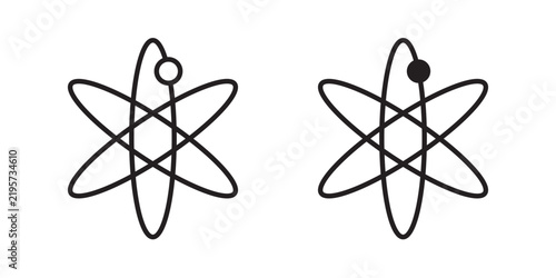 Bild auf Leinwand Agnosticism icon flat outline in black