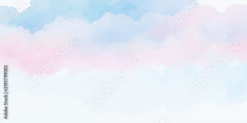 A soft, blended watercolor texture of pink and blue hues, evoking a sense of calm and serenity with a dreamy, ethereal quality.