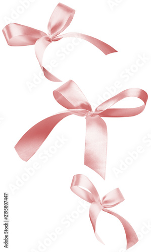Flying ribbon isolated