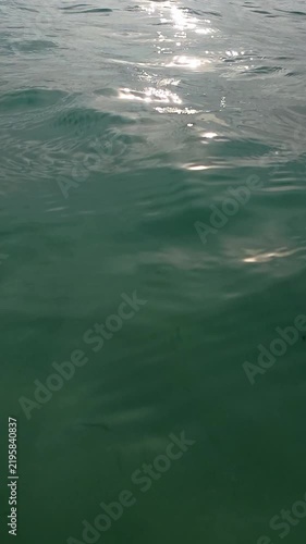 Sunlight Glare on Calm Ocean Water
