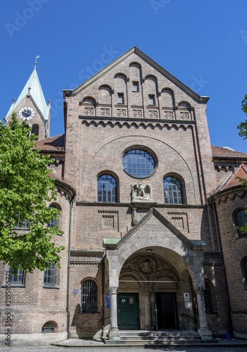 Protestant Church St. Johannes, Haidhausen, Munich, Bavaria, Germany