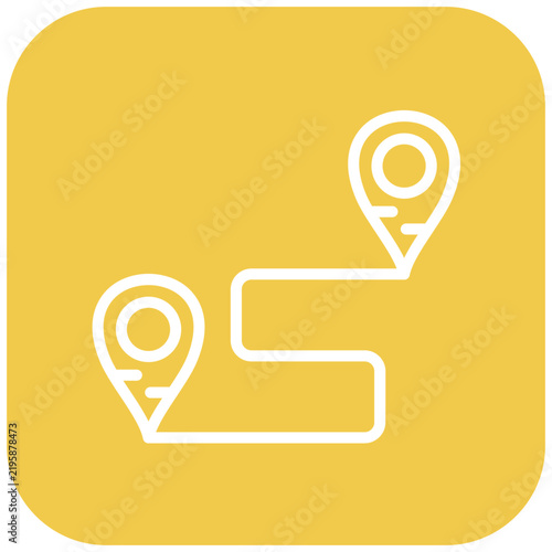 Destination Vector Design Icon Style