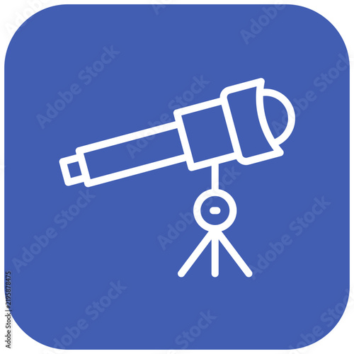 Telescope Vector Design Icon Style