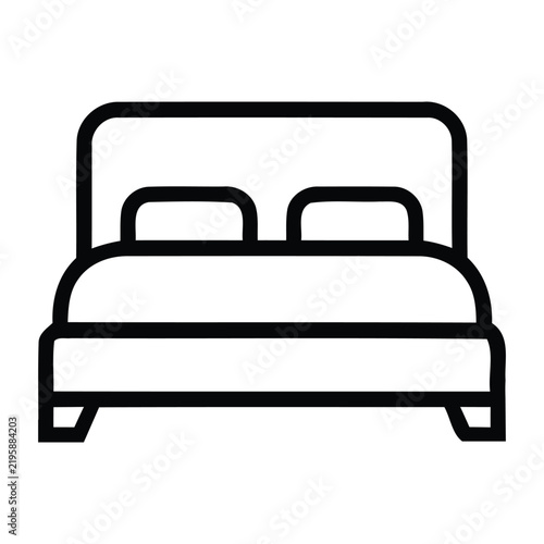 Double bed icon
