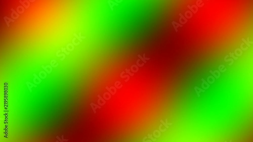 Vibrant Red and Green Pixelated Abstract Background.