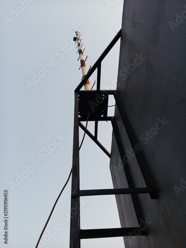 Obraz na płótnie lightning protection tower