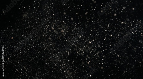 Fine Dust and Scratches Overlay on Black