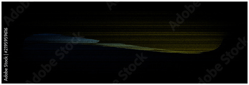 Space light trails with colorful streaks