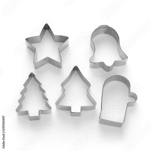 Christmas Cookie Cutter Set in Festive Shapes