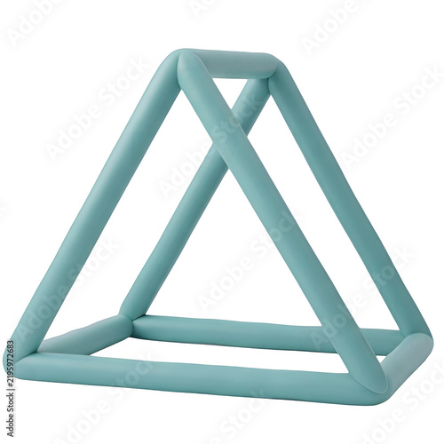 Cute Clay Triangular Prism