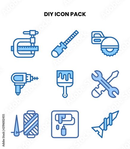 Diy Two Colour UI Icons Pack