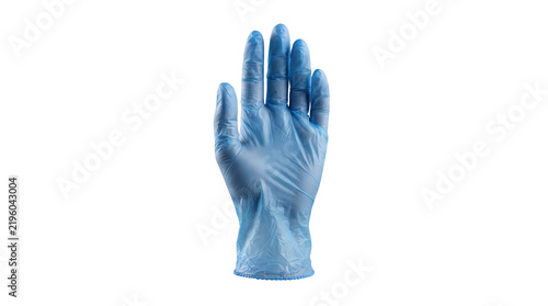 Disposable medical glove with realistic latex texture