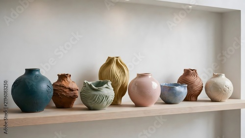 Handmade ceramic pieces demonstrate creativity, craftsmanship and artistic expression