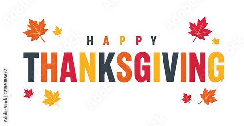 Happy Thanksgiving poster, card, background. Vector illustration