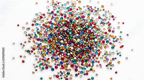 Multicolor Decorative Gem Stickers for DIY Arts and Crafts