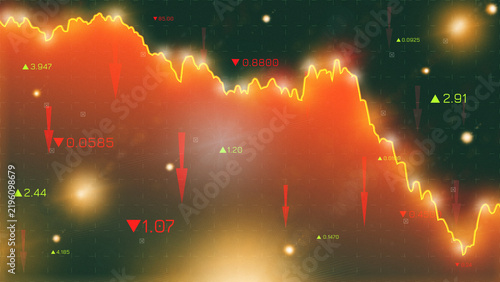 Market trends show decline in money values with signs of recession and uncertainty in finance