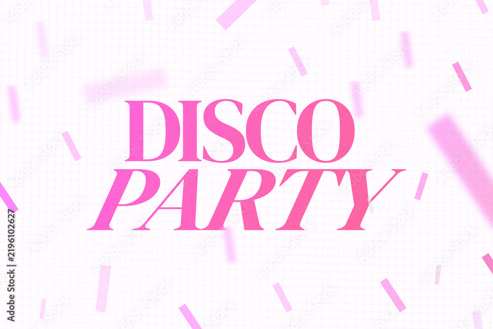 Naklejka premium Happy birthday party celebration with disco theme and colorful decorations at a lively venue