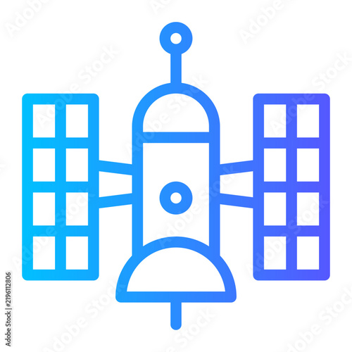 Plakat satellite gradient icon