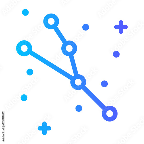 Obraz w ramie taurus gradient icon