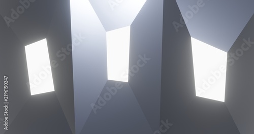 Abstract texture background geometric pattern of metallic surface 3d render