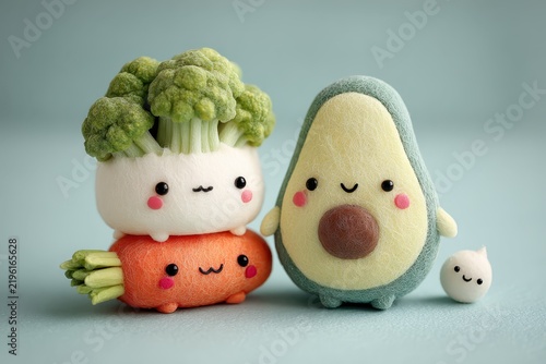 Cute food friends