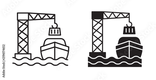 marine port icon