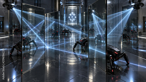 Forensic Beams Reveal a Hidden Autonomous Swarm Behind Mirrored Panels