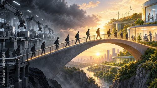 Retraining Bridge Leads Workers Beyond an Automated Factory