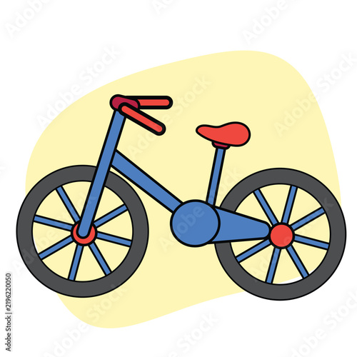 Foto vintage bicycle vector illustration