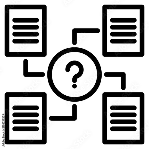 Predictive Modeling icon vector illustration concept for business 