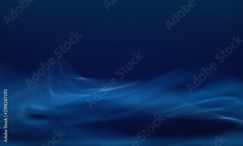Abstract Dark Blue Background Featuring Soft Flowing Waves and Subtle Light Reflections for Modern Design Projects