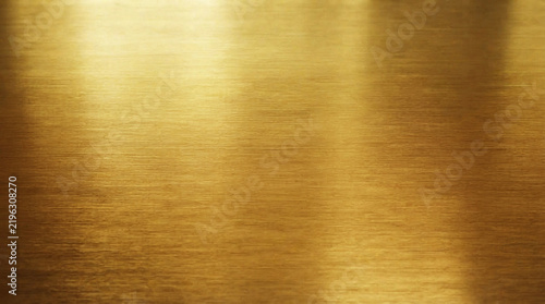 Brushed Gold Metal Surface Background